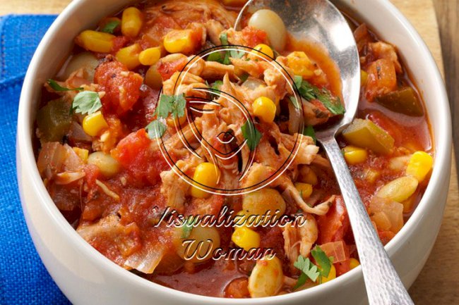 Southwestern Chicken & Lima Bean Stew