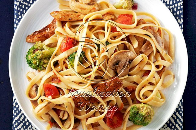Balsamic Chicken Fettuccine