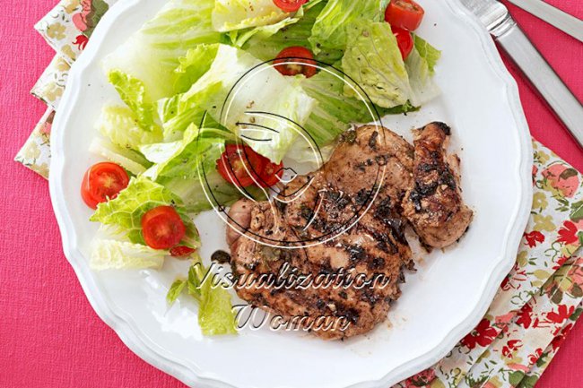 Basil-Mint Chicken Thighs