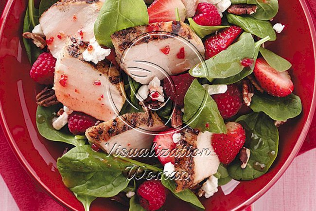 Berry Chicken Salad for Two