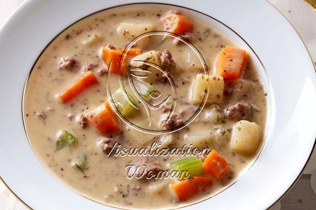 Makeover Beef & Potato Soup