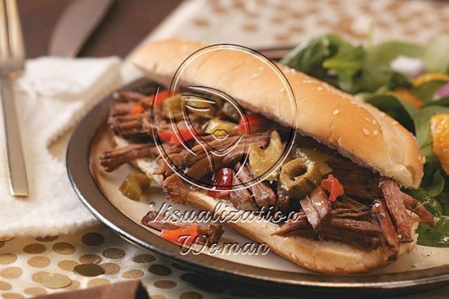 Chicago-Style Beef Sandwiches