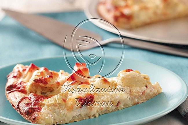 Chicken Artichoke Pizzas