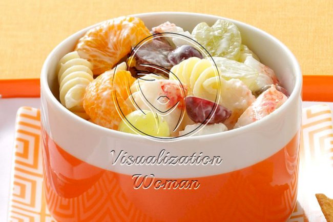 Fruity Crab Pasta Salad