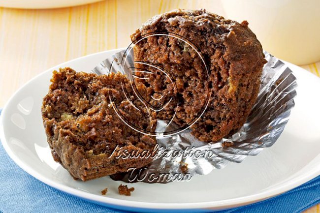 Chocolate Banana Bran Muffins