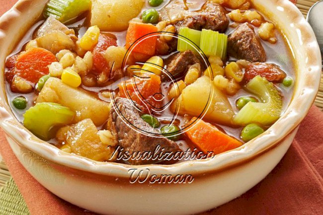 Vegetable Beef Barley Soup
