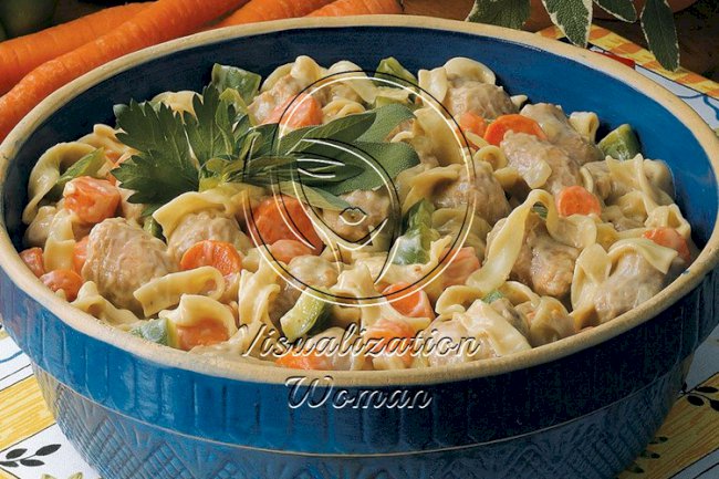 Turkey Sausage and Noodles