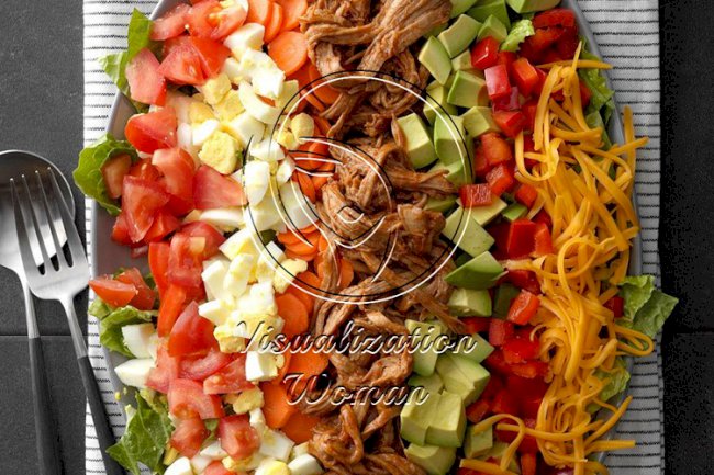Barbecue Pork Cobb Salad