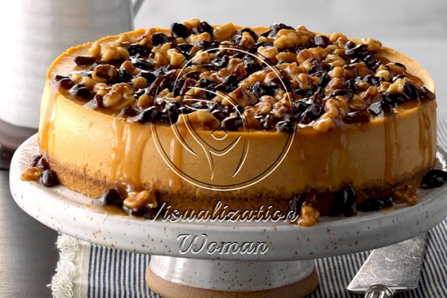 Moist Maple Pumpkin Cheesecake