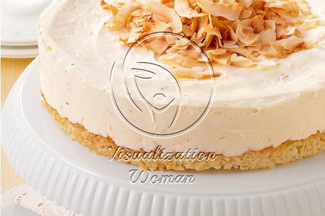 Lime Coconut Cheesecake