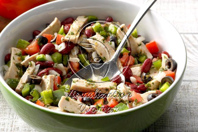 Southwestern Pork Salad