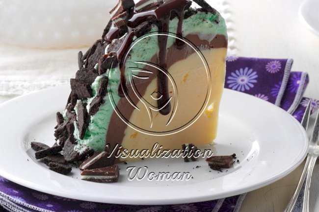 Mint-Chocolate Bombe
