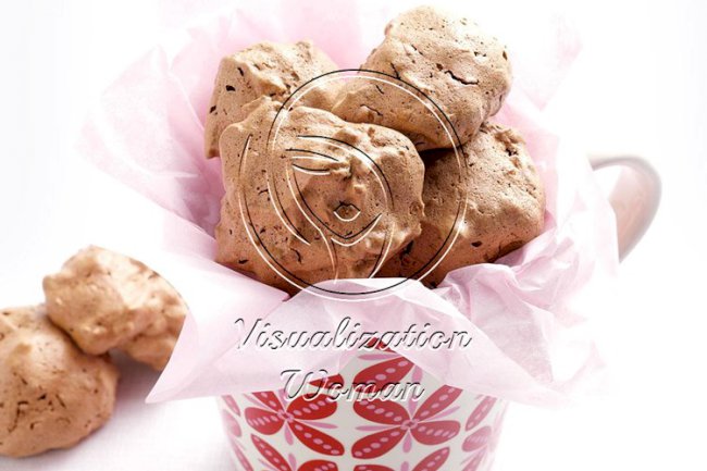 Cherry-Chocolate Coconut Meringues