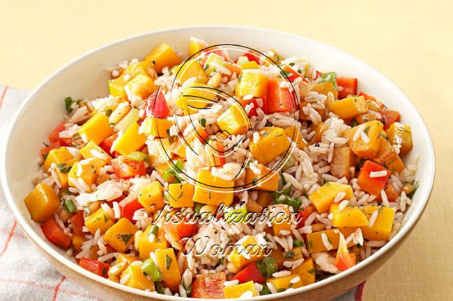 Roasted Butternut Squash & Rice Salad