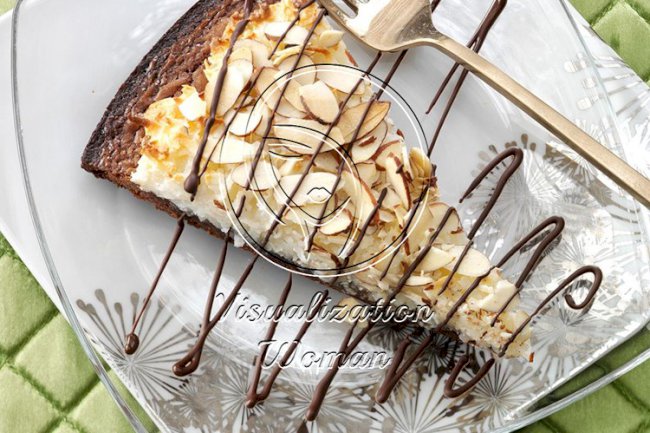 Chocolate-Almond Brownie Pizza