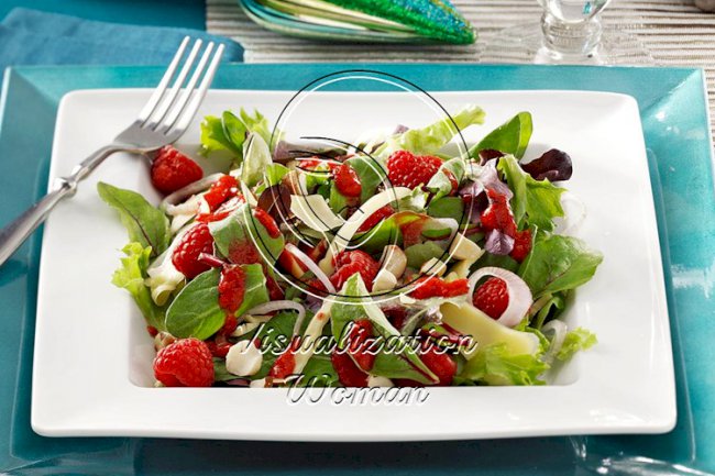 Smoked Gouda & Raspberry Salads