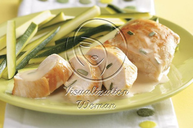 Chicken with Rosemary Butter Sauce for 2