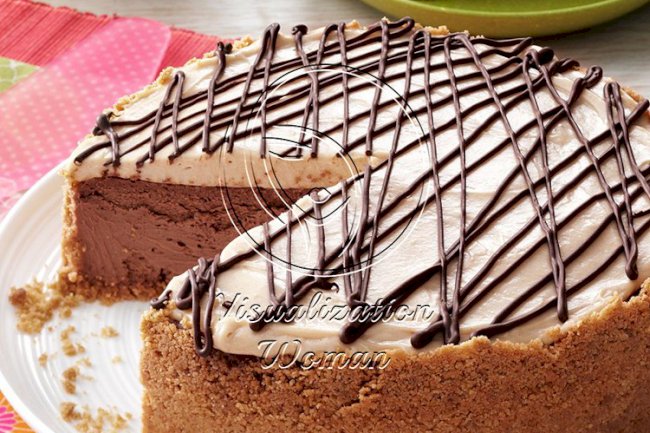 Blissful Peanut Butter-Chocolate Cheesecake