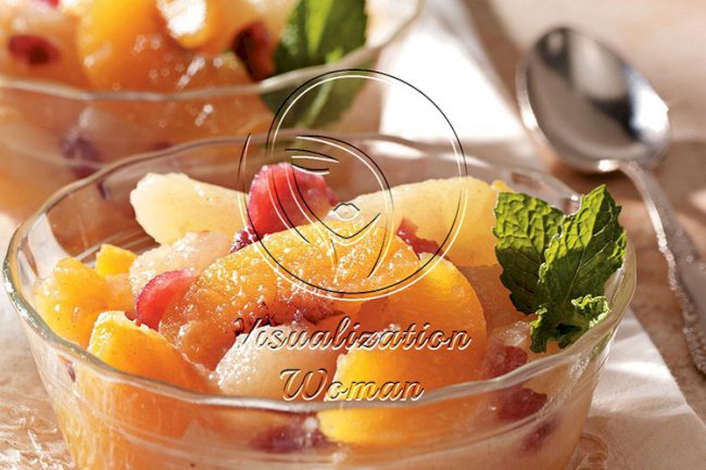 Slow-Cooked Hot Fruit Salad