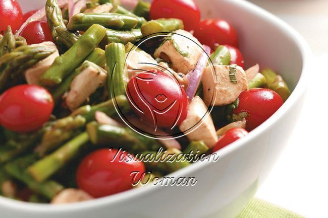 Asparagus Mozzarella Salad