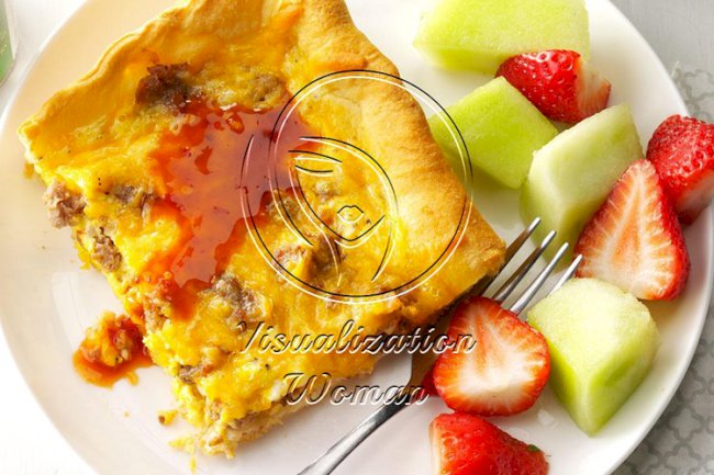 Cheese & Sausage Breakfast Pizza