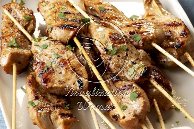 Sesame Chicken with Creamy Satay Sauce