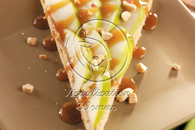 Caramel Apple Dessert Pizza
