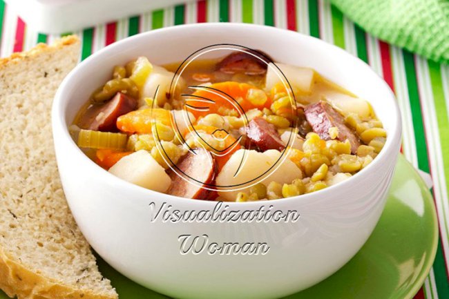 Split Pea and Sausage Soup