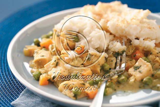 Curried Chicken Shepherd’s Pie