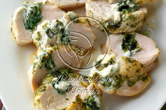 Spinach-Pesto Turkey Tenderloins