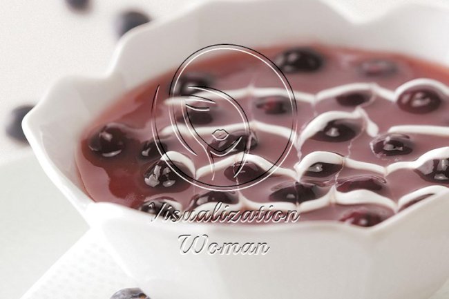 Chilled Blueberry Soup