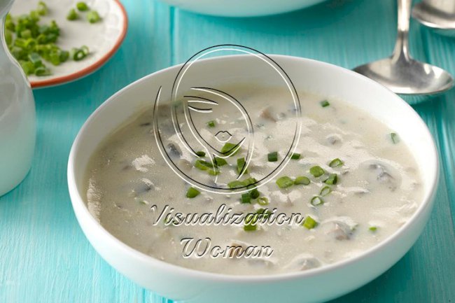 Chive Mushroom Soup