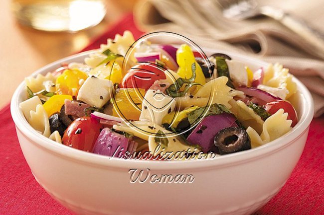Italian Basil Pasta Salad