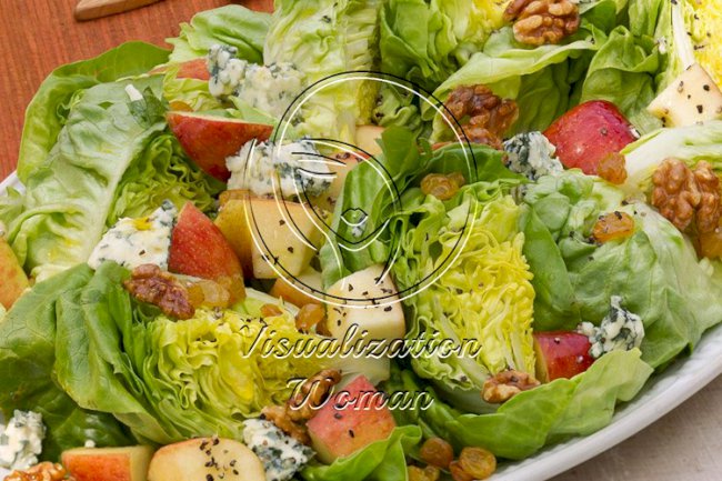Apple, Blue Cheese & Bibb Salad for Two