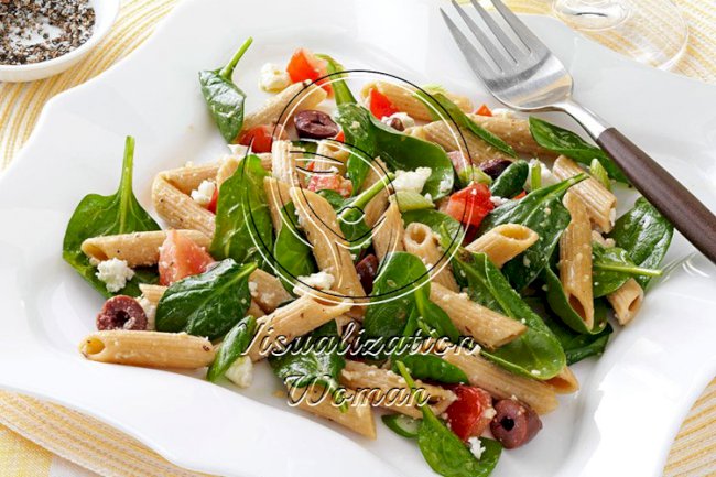 Spinach Penne Salad