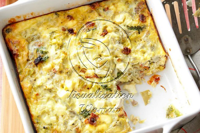 Greek Breakfast Casserole