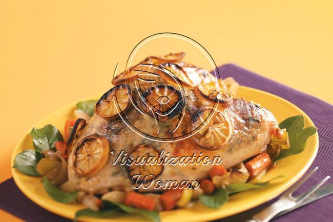 Lemon-Basil Turkey Breast