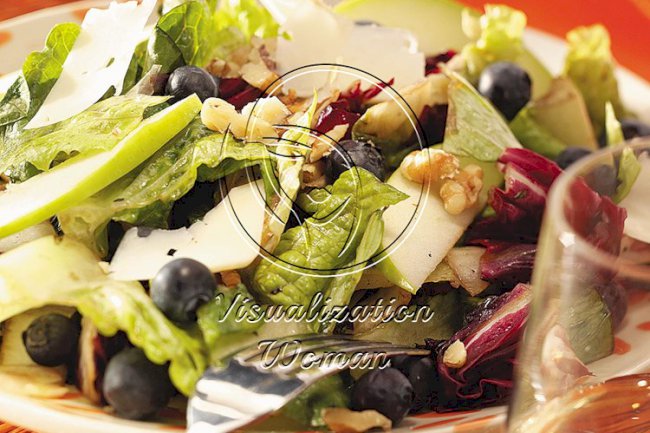Grilled Mixed Green Salad