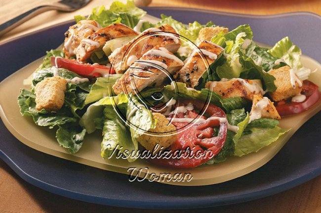 Chicken Caesar Salad for Two