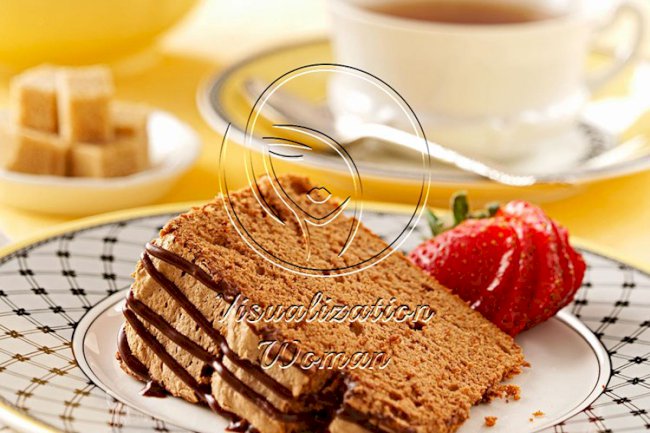 Chocolate Angel Food Cake with Chocolate Icing