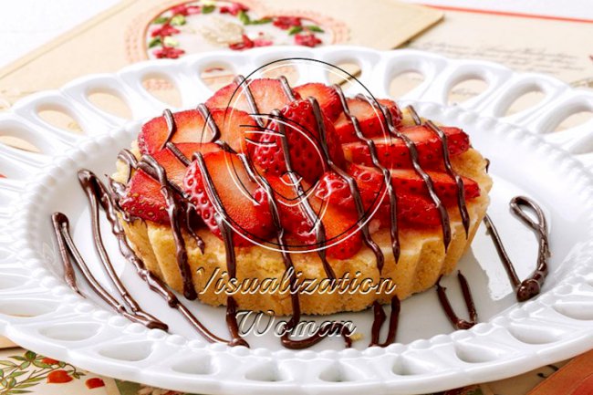 Strawberry White Chocolate Tarts