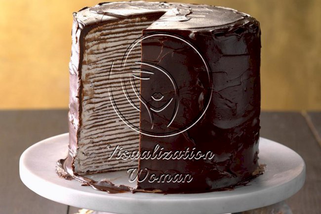 Decadent Chocolate Crepe Cake