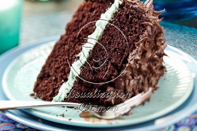 Makeover Chocolate Mint Layer Cake