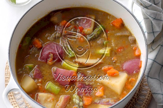 Spring Essence Soup with Pistou