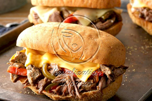 Philly Cheese Sandwiches