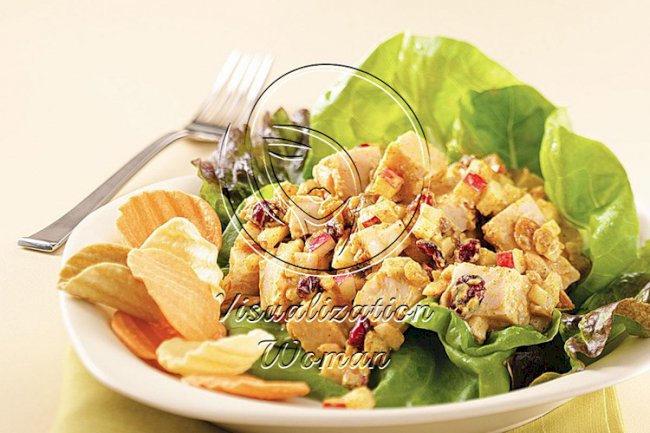 Curried Chicken Salad for Two
