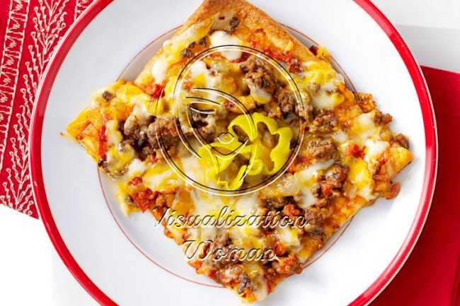Kid-Tested Cheeseburger Pizza