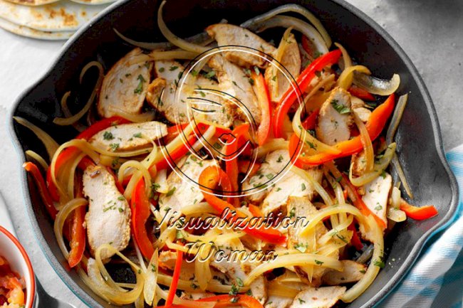 Chicken Fajitas for Two