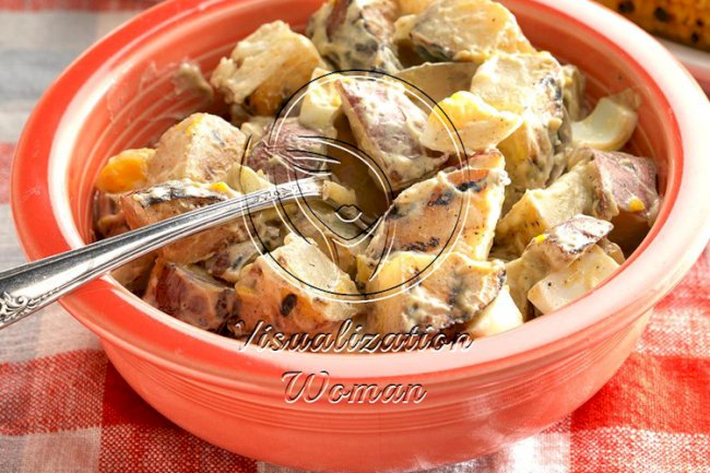 Creamy Grilled Potato Salad