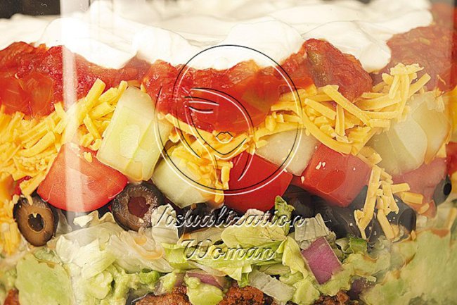 Tasty Layered Taco Salad